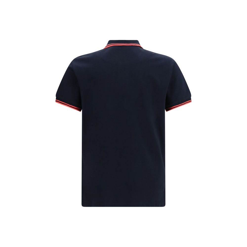 Polo Shirt by Vivienne Westwood for men in cotton blue, multicolor & striped presents a sleek silhouette, featuring a refined and for a sleek finish.