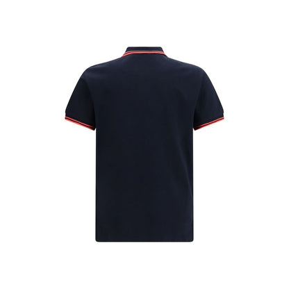 Polo Shirt by Vivienne Westwood for men in cotton blue, multicolor & striped presents a sleek silhouette, featuring a refined and for a sleek finish.