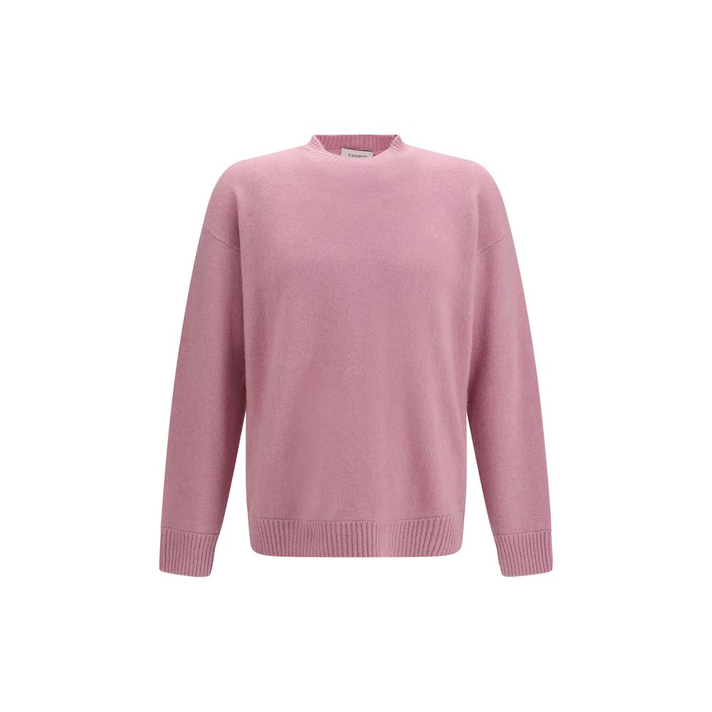 Sweatshirt by Laneus for men in polyester silk cashmere & capra leather multicolor features an provocated silhouette, detailed with a provocated long-sleeve and a refined crew neckline for a sophisticated aesthetic.