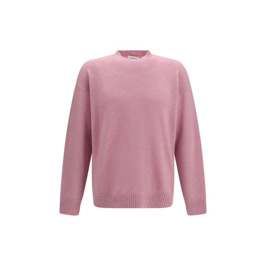Sweatshirt by Laneus for men in polyester silk cashmere & capra leather multicolor features an provocated silhouette, detailed with a provocated long-sleeve and a refined crew neckline for a sophisticated aesthetic.