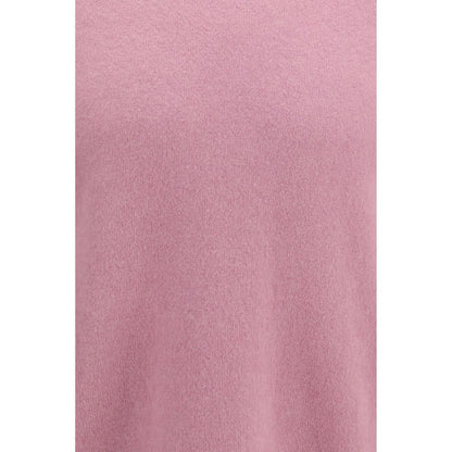 Sweatshirt by Laneus for men in polyester silk cashmere & capra leather multicolor features an exquisite silhouette, showcasing and crew neckline details for a exquisite look.