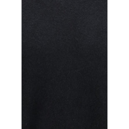 Sweatshirt by Laneus for men in polyester silk cashmere & capra leather black features a unrivaled silhouette with a refined crew neckline and unrivaled detailing for a sophisticated look.