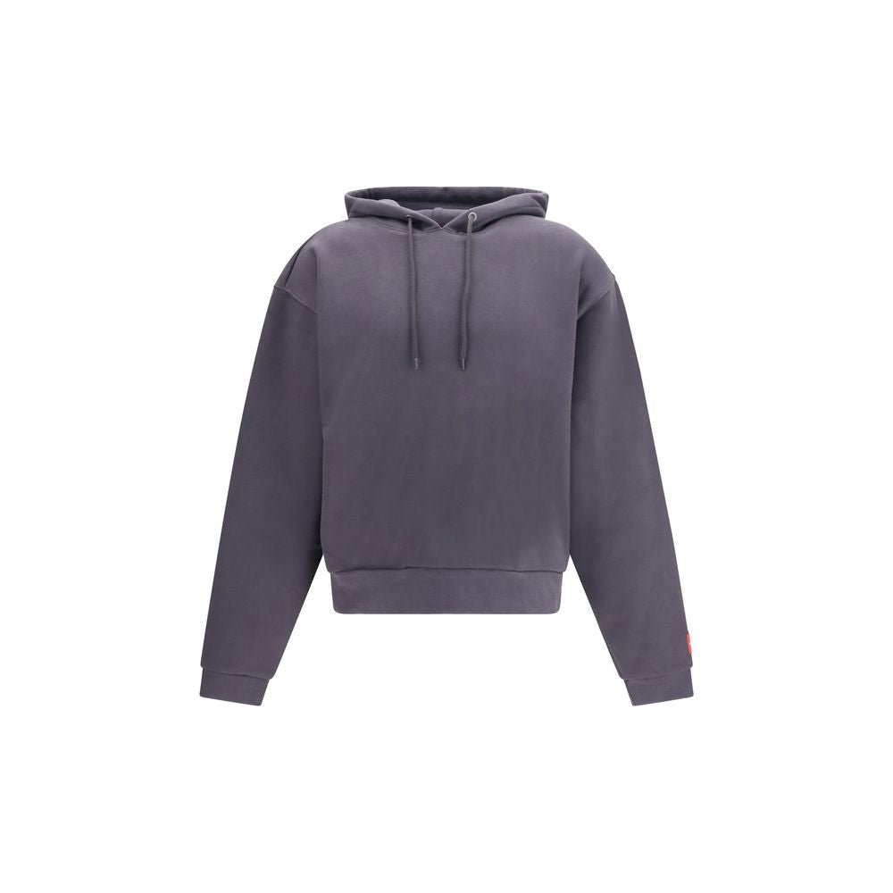 Sweatshirt Hoodie by The North Face for men in cotton polyester gray & red features an luminous silhouette, showcasing a sophisticated hooded neckline and for a truly luminous look.