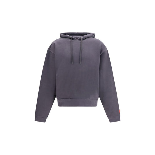 Sweatshirt Hoodie by The North Face for men in cotton polyester gray & red features an luminous silhouette, showcasing a sophisticated hooded neckline and for a truly luminous look.