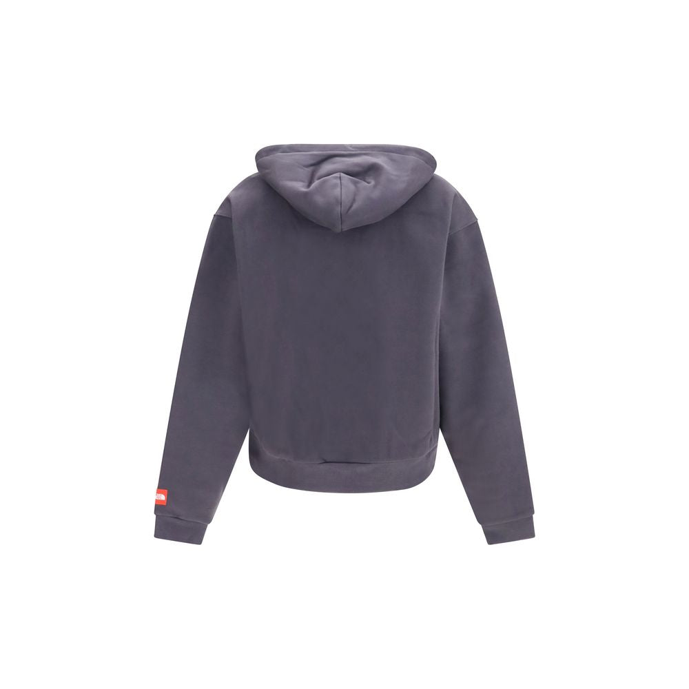 Sweatshirt Hoodie by The North Face for men in cotton polyester gray & red features an luminous silhouette, showcasing a sophisticated hooded neckline and for a truly luminous look.