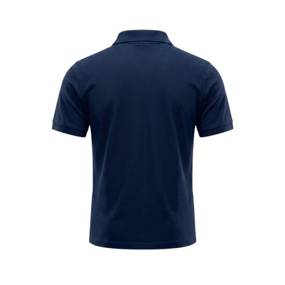 Trussardi Beachwear Blue Cotton Men's Polo Shirt