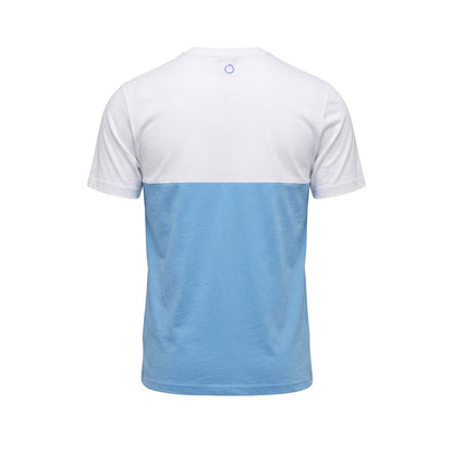 Trussardi Beachwear Light Blue Cotton Men T-Shirt