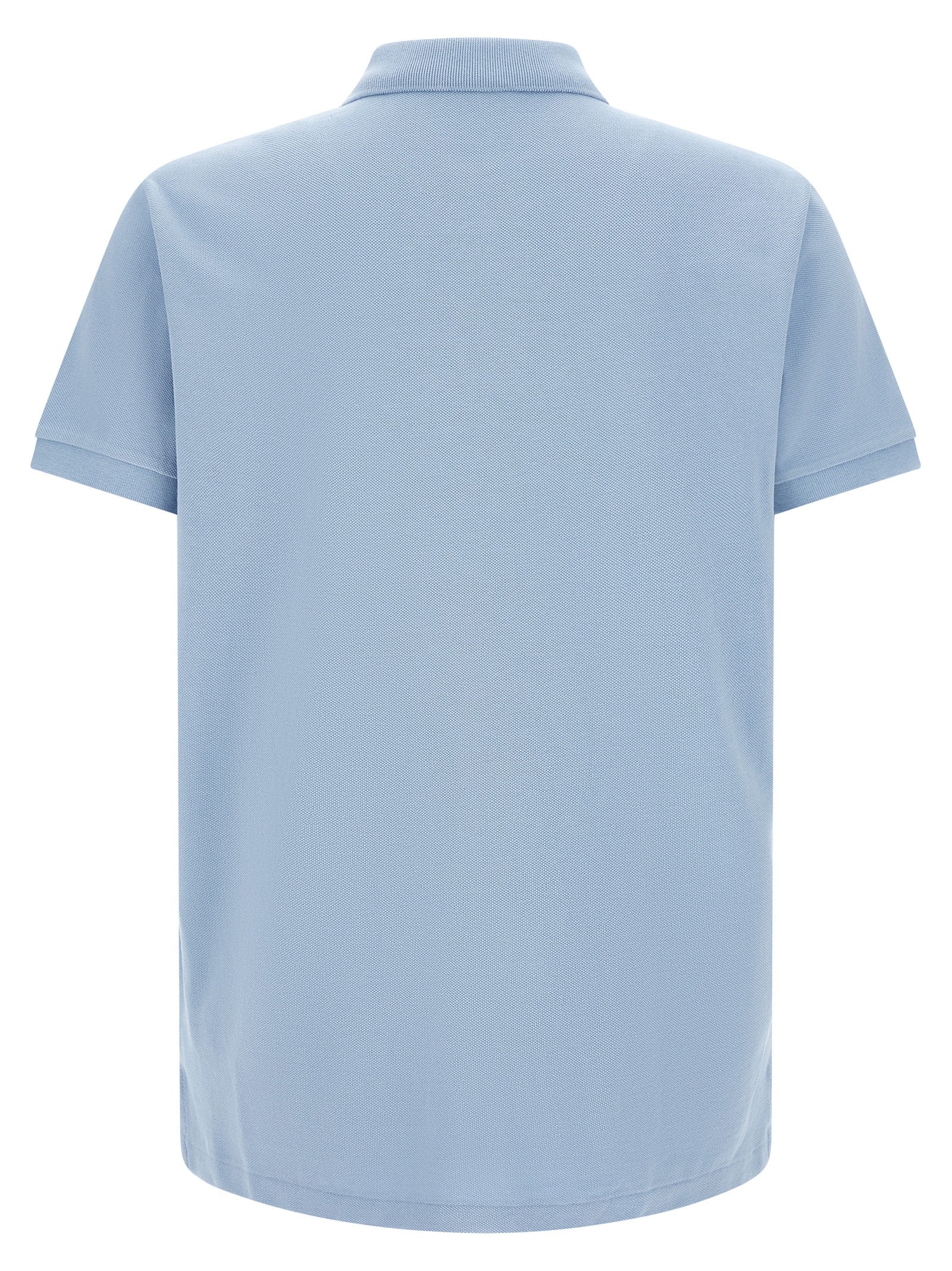 Polo Shirt by Polo Ralph Lauren for men in cotton blue showcases a enviable silhouette, featuring a refined and for a enviable finish.