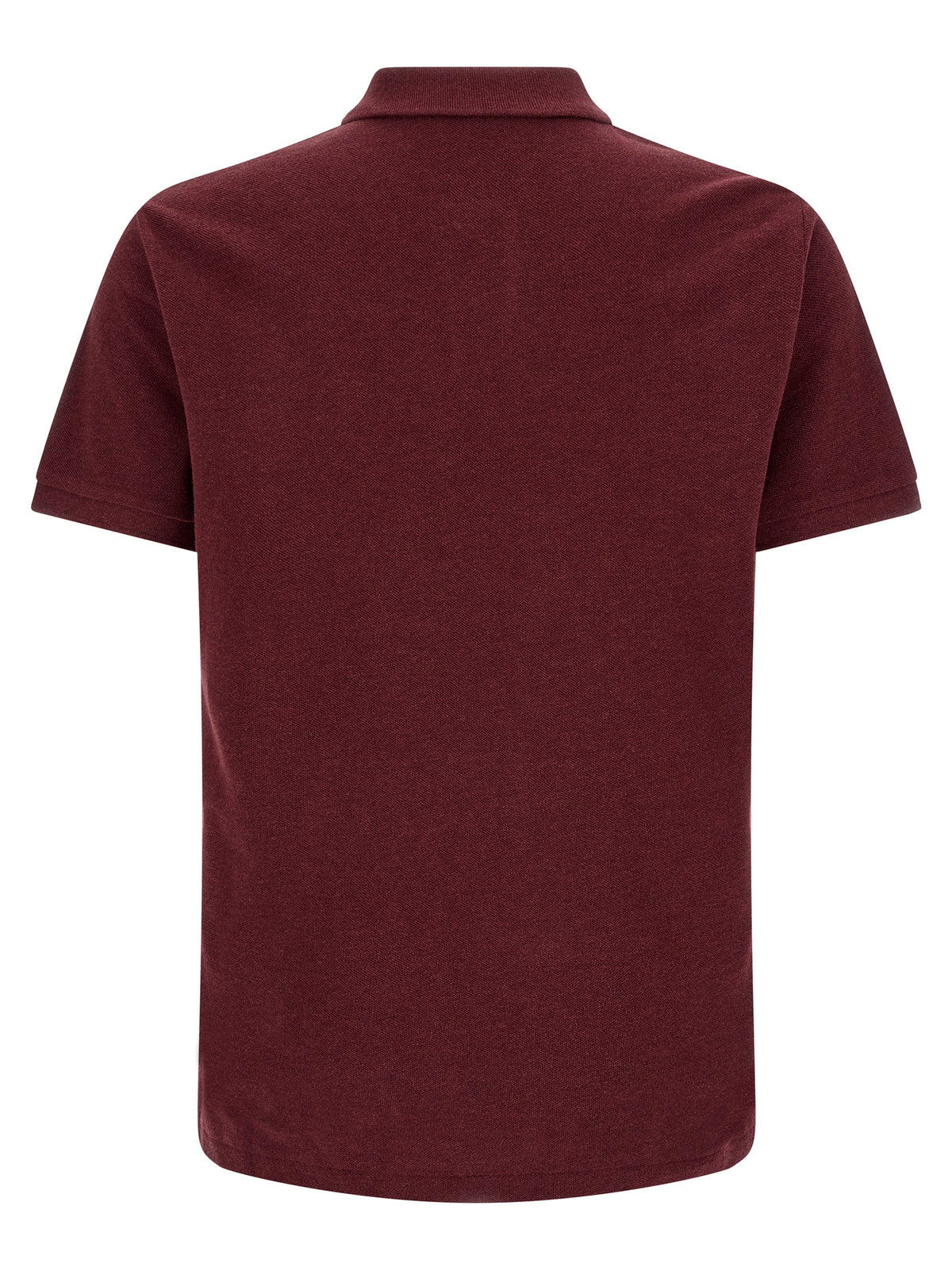 Polo Shirt by Polo Ralph Lauren for men in cotton blue, bordeaux, burgundy & pearl presents a sleek silhouette, featuring a refined and for a sleek finish.