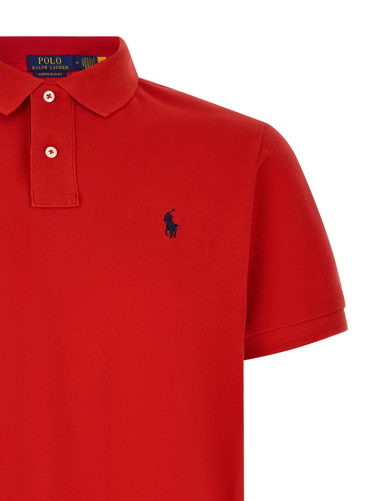 Polo Shirt by Polo Ralph Lauren for men in cotton multicolor & red presents a crisp silhouette, artfully detailed with a crisp and crisp .