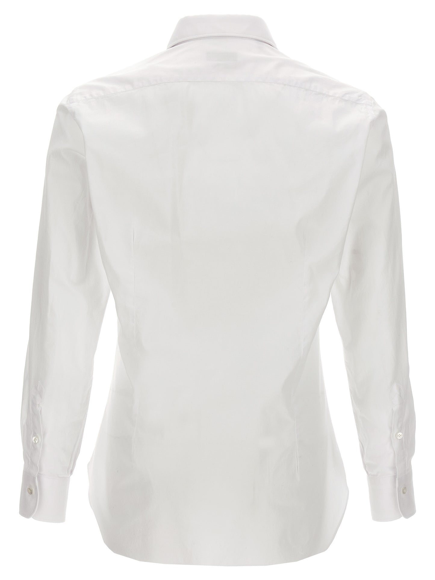 Shirt by Barba Napoli for men in cotton white showcases a sublime silhouette, artfully detailed with a sublime and for a sophisticated, sublime finish.
