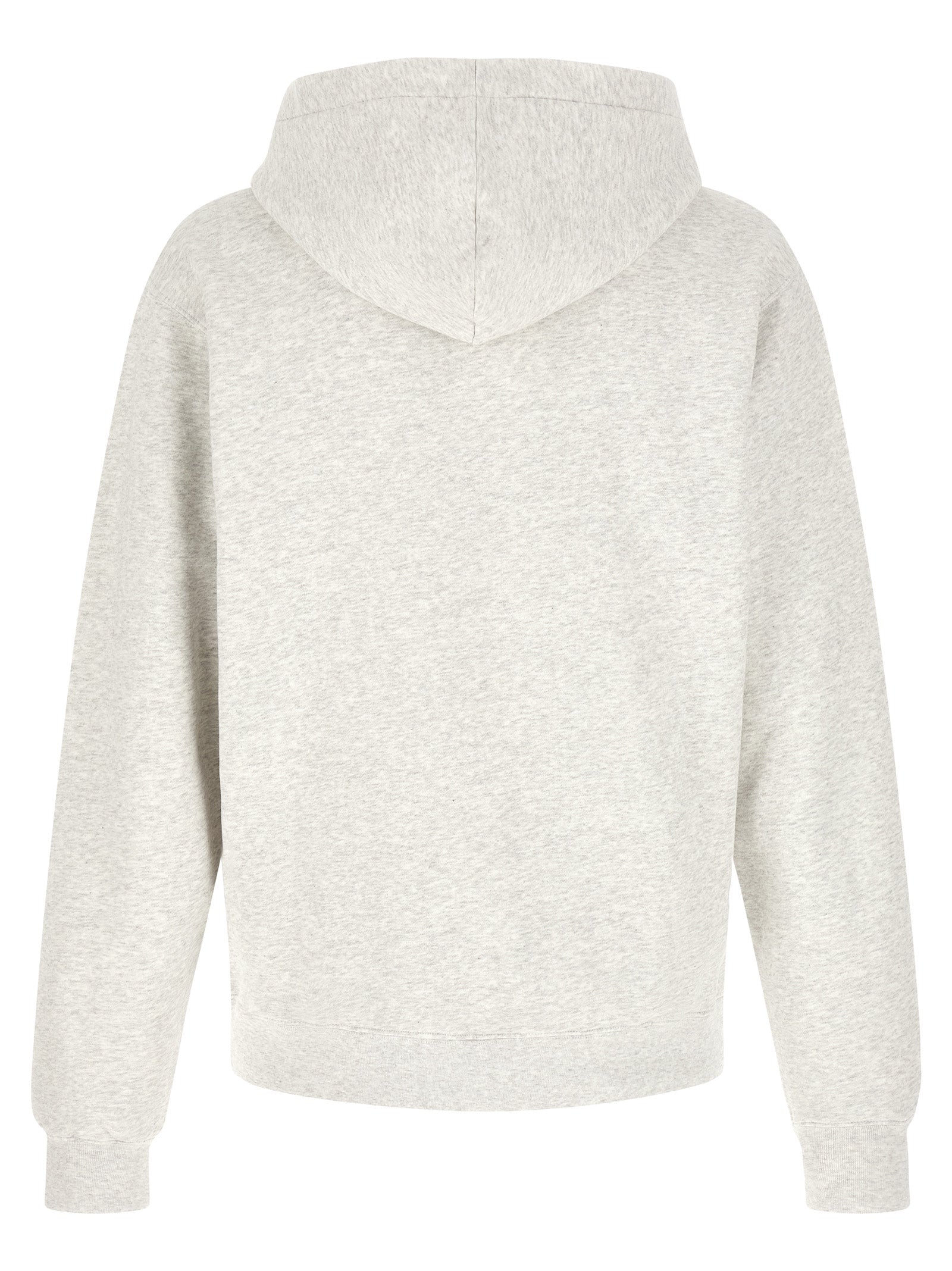 Sweatshirt Hoodie by Jacquemus for men in cotton gray features an dramatic silhouette, showcasing a sophisticated hooded neckline and dramatic for a refined, modern aesthetic.