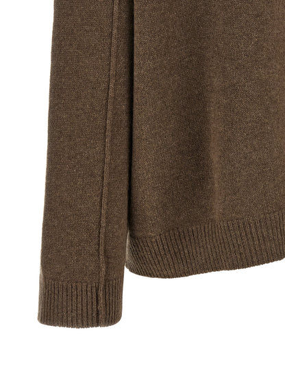 BE YOU Women's Relaxed Fit V Neck Cashmere Cardigan - Brown