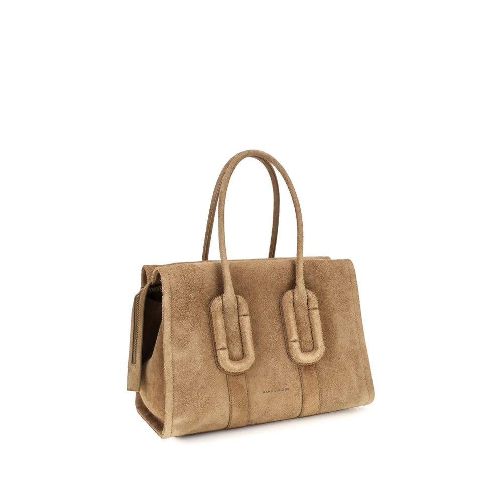 Shoulder Tote Bag by Marc Jacobs for women in bos taurus calf suede leather brown features a effortless chic silhouette with a secure zipper, ample , and versatile shoulder-strap for a effortless chic finish.