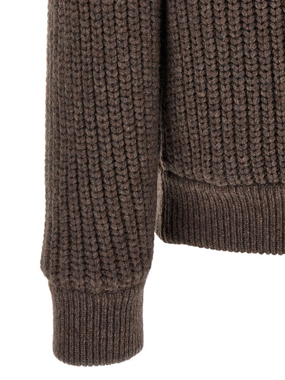 Jacket by Brunello Cucinelli for men in suede lamb leather brown features a smart silhouette, perfectly accentuated by its unique and functional pockets for a smart finish.