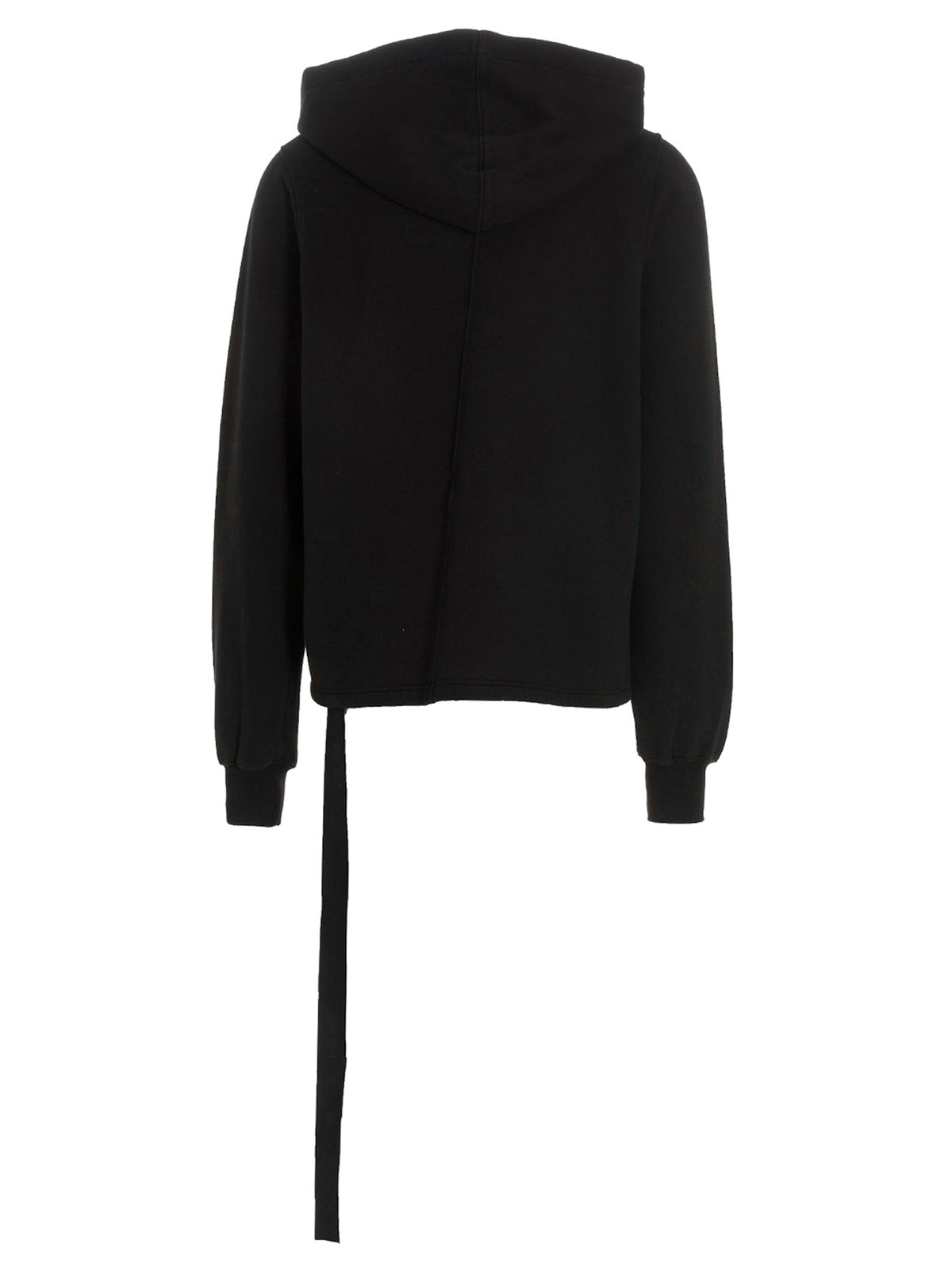 Sweatshirt Hoodie by DRKSHDW for men in cotton black features an luminous silhouette, showcasing a sophisticated hooded neckline and for a truly luminous look.