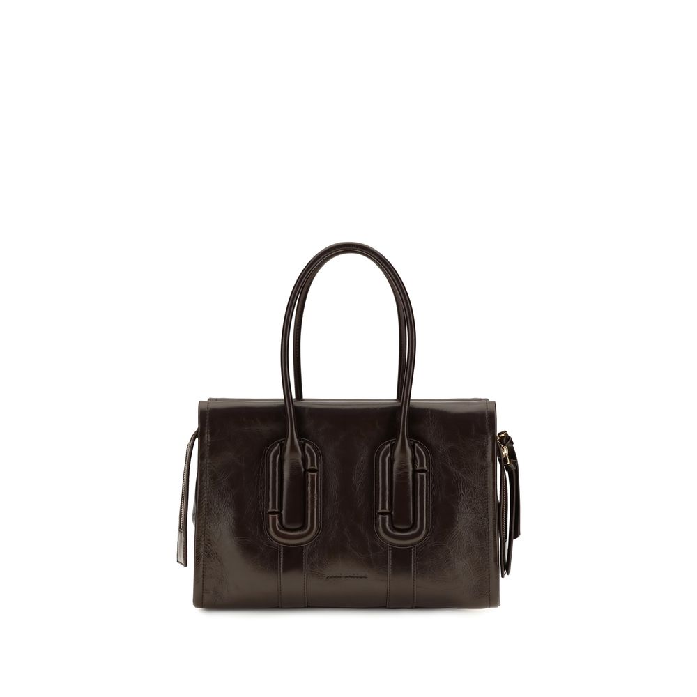 Shoulder Tote Bag by Marc Jacobs for women in bos taurus calf leather brown showcases a enviable silhouette, artfully detailed with a secure zipper, organized , and versatile shoulder-strap for a enviable look.