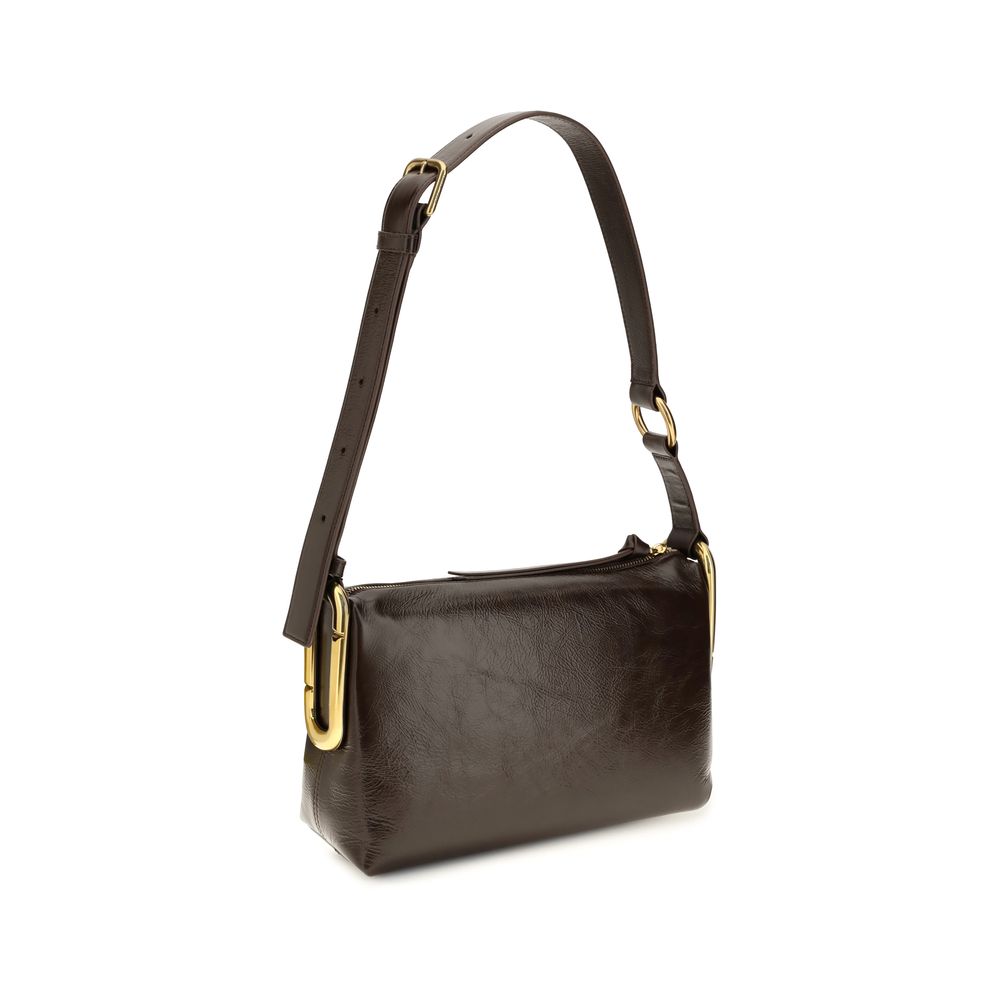 Medium Shoulder Bag by Marc Jacobs for women in bos taurus calf leather brown features a effortless chic silhouette with a secure zipper, ample , and versatile shoulder-strap & adjustable-strap for a effortless chic finish.