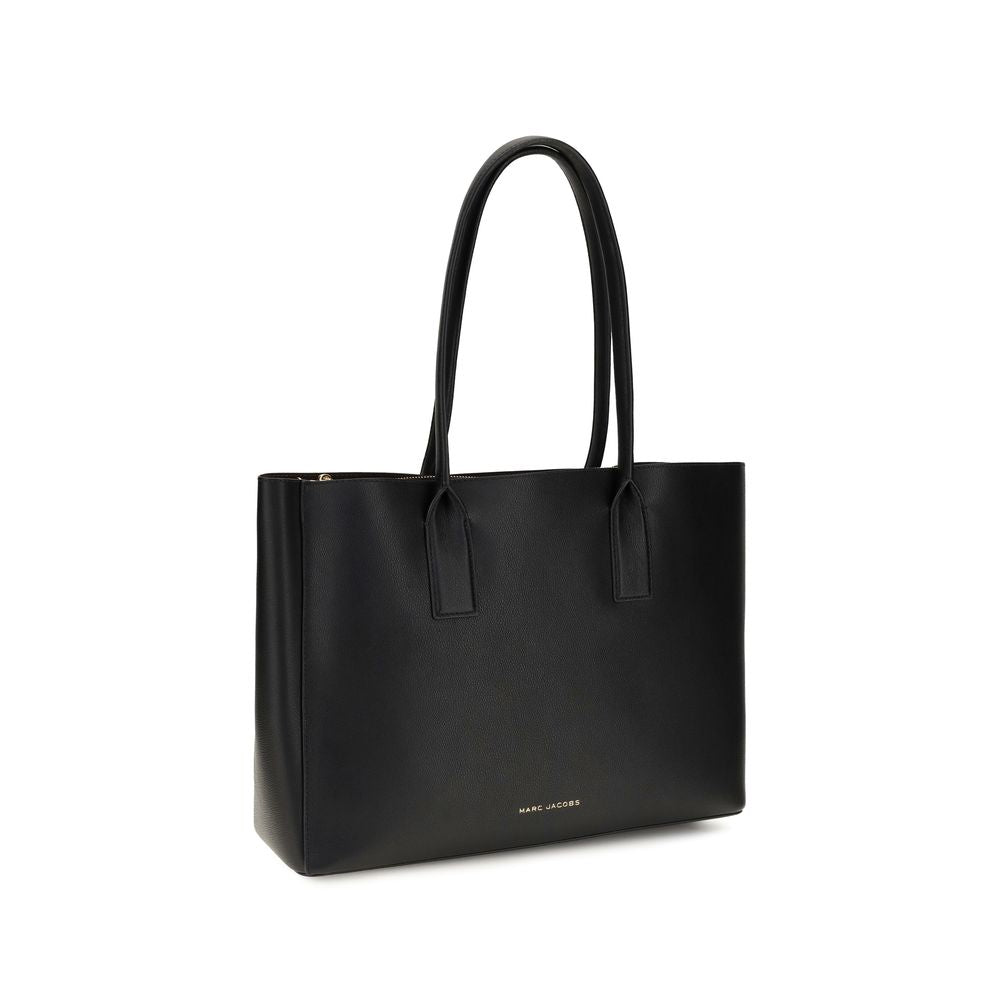 Shoulder Tote Bag by Marc Jacobs for women in bos taurus calf leather black & gold features a effortless chic silhouette with a secure , ample , and versatile shoulder-strap & handle for a effortless chic finish.