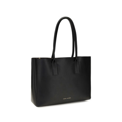 Shoulder Tote Bag by Marc Jacobs for women in bos taurus calf leather black & gold features a effortless chic silhouette with a secure , ample , and versatile shoulder-strap & handle for a effortless chic finish.