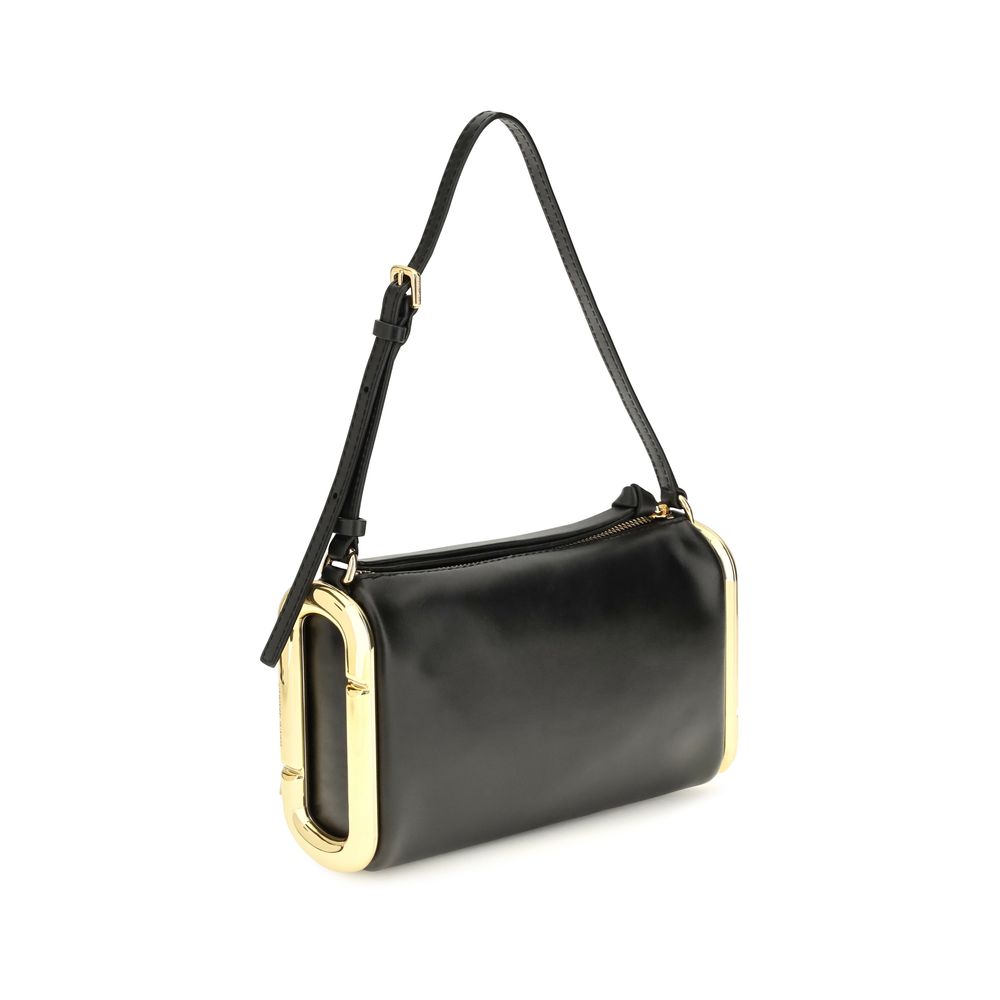 Small Shoulder Bag by Marc Jacobs for women in bos taurus calf leather black features an effortlessly chic silhouette with a secure zipper, ample , and versatile shoulder-strap & adjustable-strap for effortlessly chic everyday luxury.