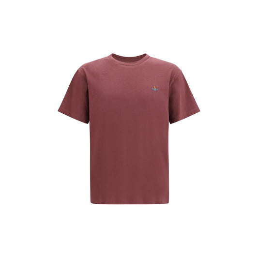 T-Shirt by Vivienne Westwood for men in cotton multicolor showcases a fashionable silhouette, elegantly detailed with a fashionable short-sleeve and crew neckline for a sophisticated, high-fashion look.