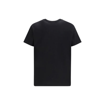 T-Shirt by Vivienne Westwood for men in cotton black & multicolor showcases a dramatic silhouette, elegantly detailed with a dramatic crew neckline and for a truly dramatic finish.
