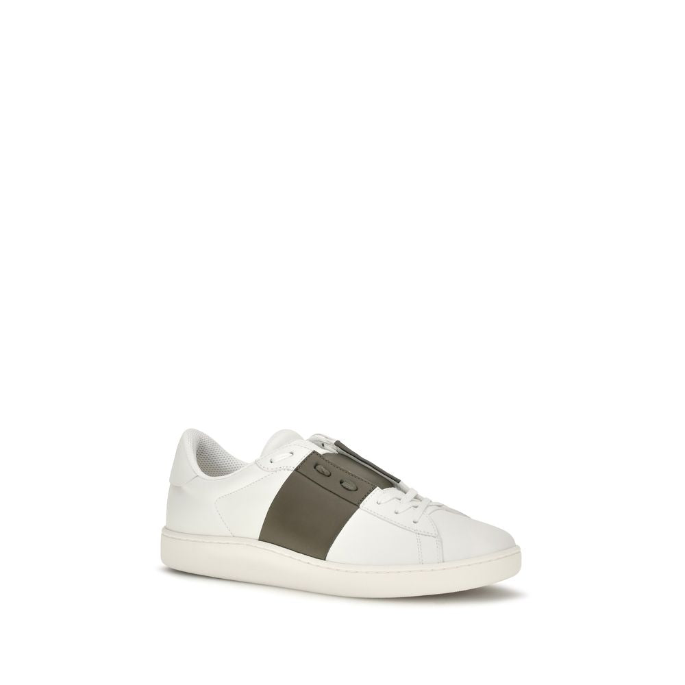 Sneakers by Valentino Garavani for men in bos taurus calf leather white features an versatile design from the Men's Low Top Slip On Bos Taurus Calf Leather Sneakers collection, highlighting a versatile low-top slip-on style for a premium, high-fashion look.