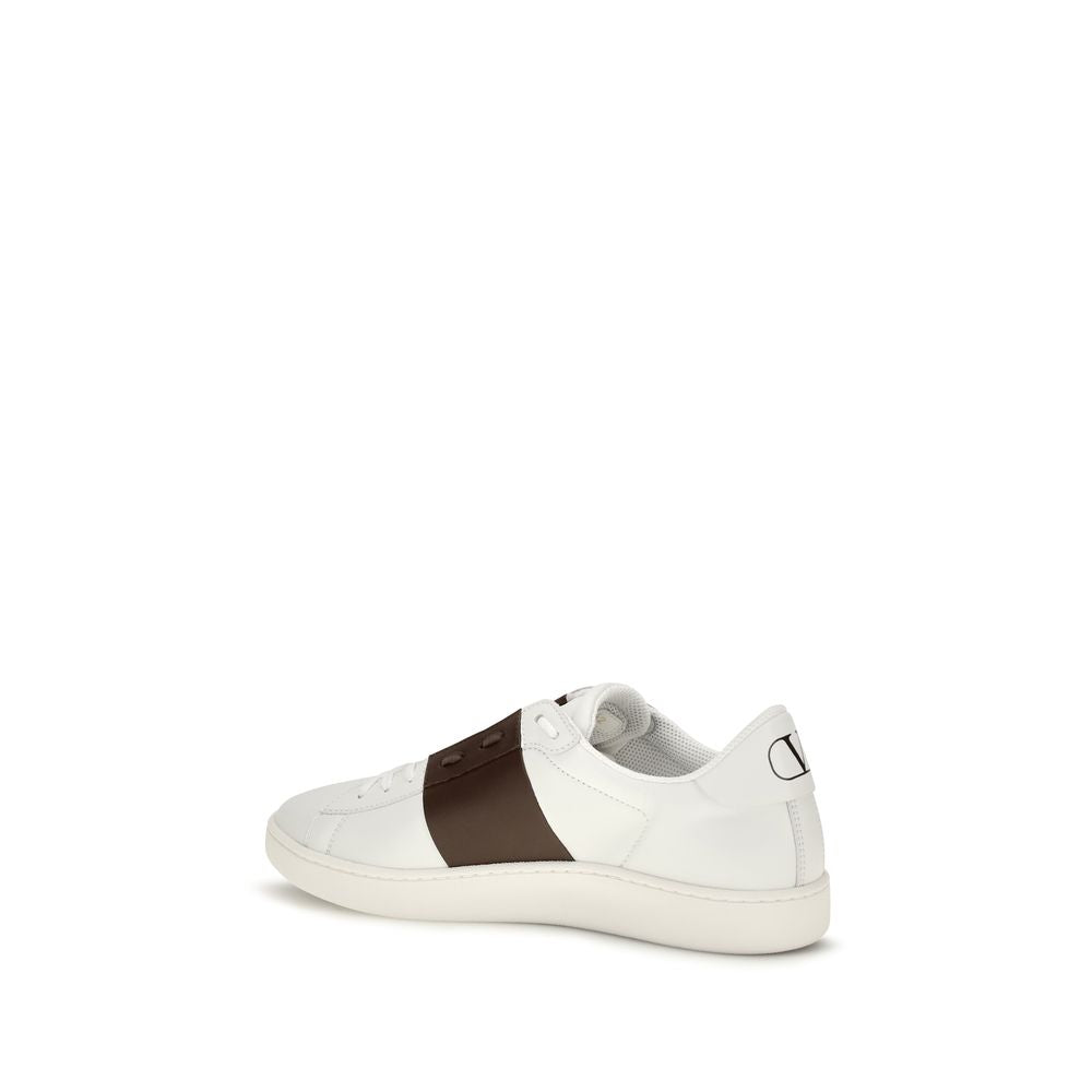 Sneakers by Valentino Garavani for men in bos taurus calf leather white features an fashionable silhouette, showcasing the premium Men's Low Top Slip On Bos Taurus Calf Leather Sneakers in a fashionable low-top slip-on style that offers a fashionable finish for refined style.
