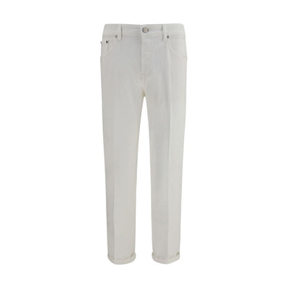 Jeans by PT Torino for men in denim cotton white & patterned features an sophisticated and regular-fit & slim with a precise long, creating a sophisticated and sophisticated silhouette.