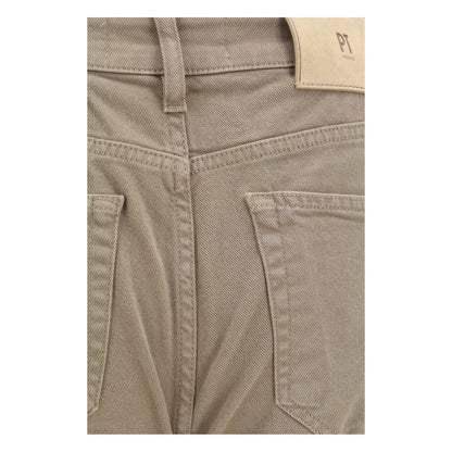 Jeans by PT Torino for men in denim cotton beige & patterned presents a tailored silhouette, showcasing a tailored regular-fit & slim and long cut with a refined for a truly tailored aesthetic.