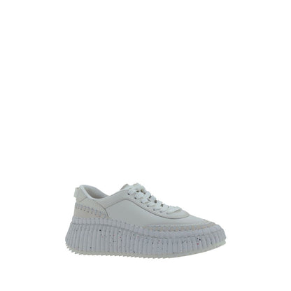 Sneakers by Chloé for women in bos taurus calf leather white & monogram features an timeless silhouette from the Women's Casual Bos Taurus Calf Leather Sneakers collection, showcasing a signature casual style with an timeless finish.