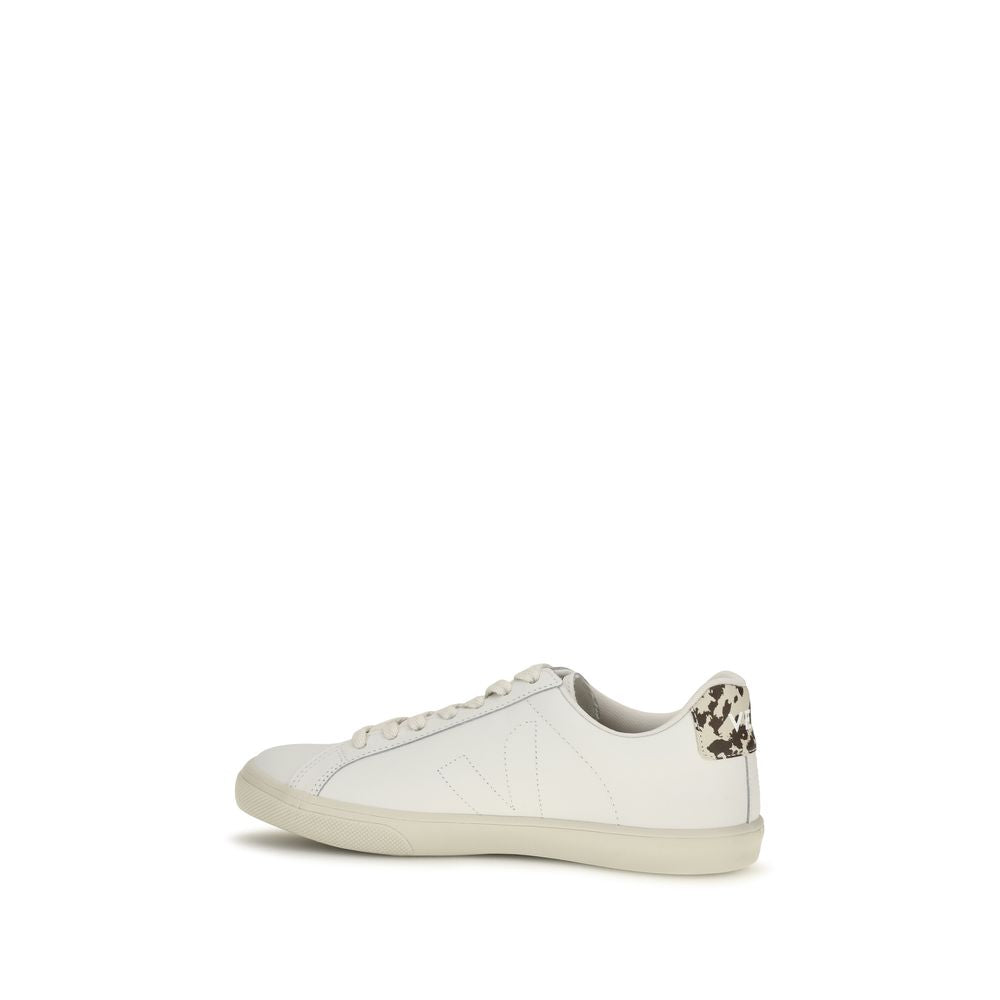 Sneakers by Veja for women in organic cotton & bos taurus calf leather white & patterned features an versatile design from the Women's Low Top Organic Cotton & Bos Taurus Calf Leather Sneakers collection, highlighting a versatile low-top style for a premium, high-fashion look.