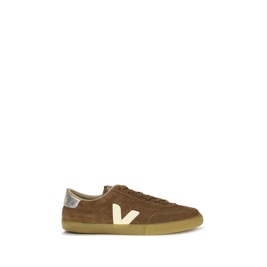 Sneakers by Veja for men in polyester suede leather brown & signature features an timeless silhouette from the Men's Low Top Polyester Suede Leather Sneakers collection, showcasing a signature low-top style with an timeless finish.