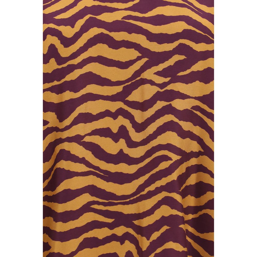 Blouse by Kristina Ti for women in silk & viscose orange & print, featuring a nuanced and nuanced for a sophisticated finish.