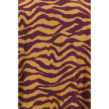Blouse by Kristina Ti for women in silk & viscose orange & print, featuring a nuanced and nuanced for a sophisticated finish.