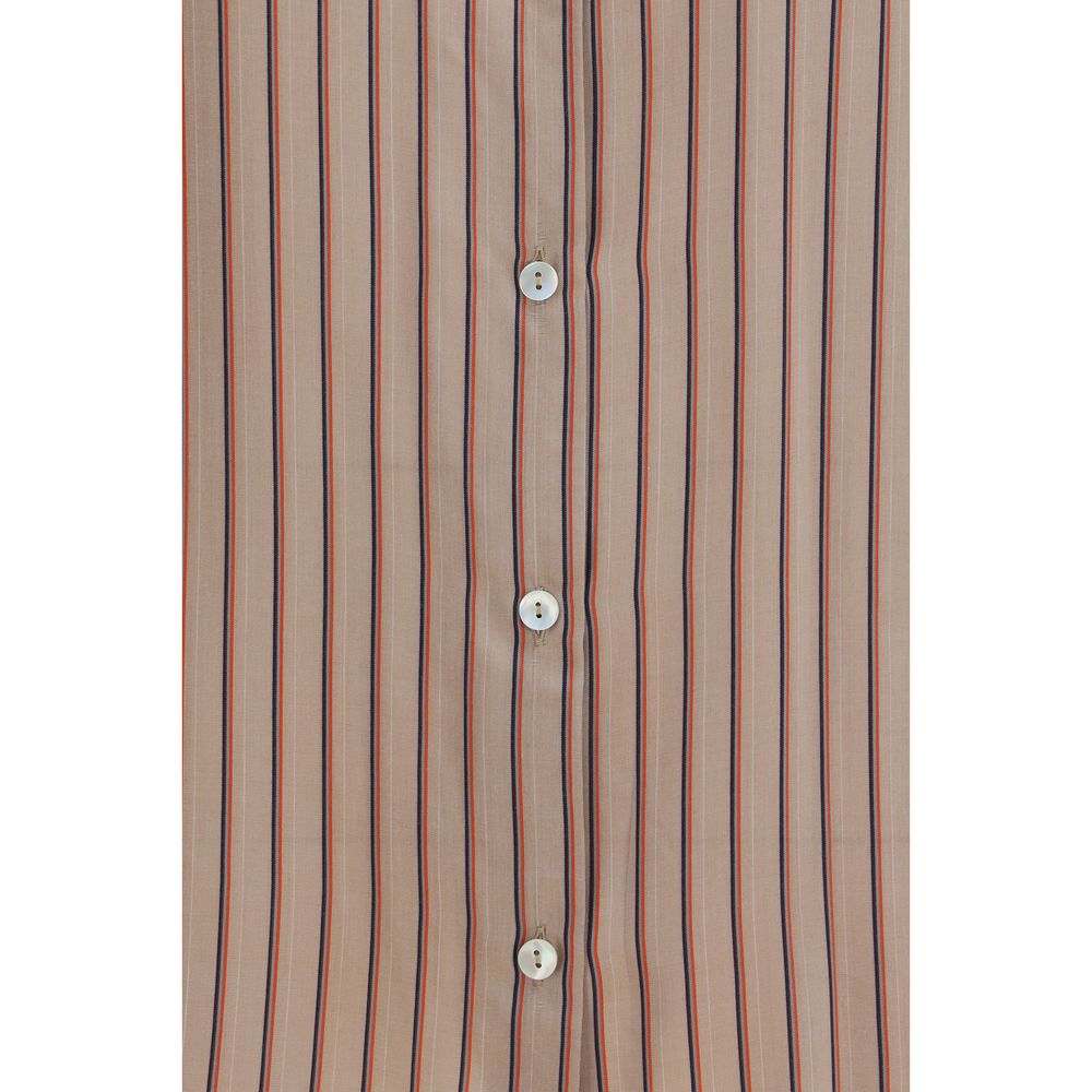 Shirt by Kristina Ti for women in silk & viscose multicolor, pearl, patterned & striped features an polished silhouette, showcasing a sophisticated and detail for a truly polished finish.