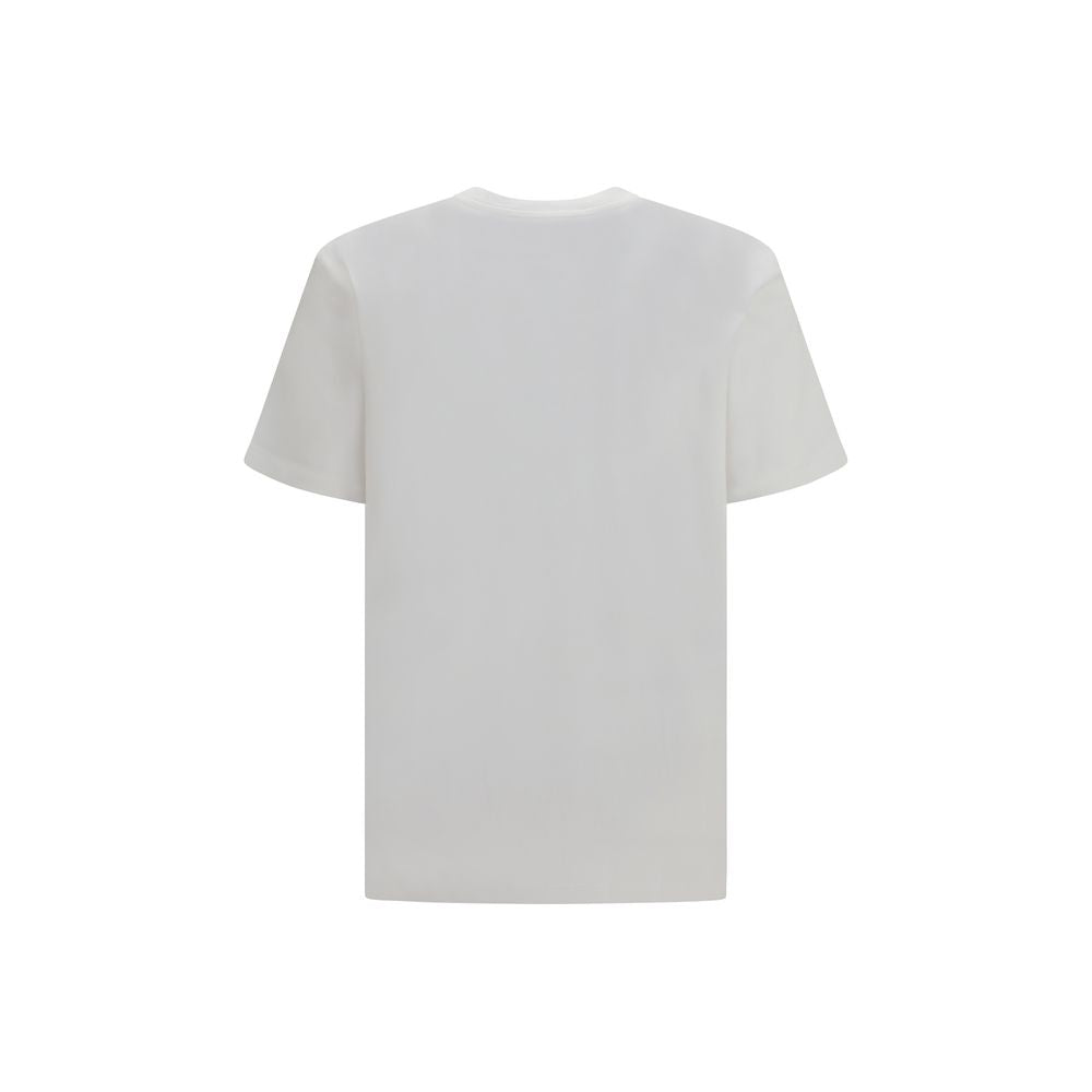 T-Shirt by Dsquared² for men in cotton white & signature showcases a dramatic silhouette, elegantly detailed with a dramatic and for a truly dramatic finish.
