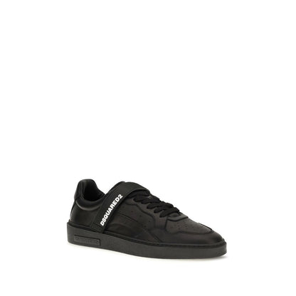 Athletic Sneakers by Dsquared² for men in bos taurus calf suede leather black, signature & striped features an timeless silhouette from the Men's Athletic Bos Taurus Calf Suede Leather Sneakers collection, showcasing a timeless athletic style for a timeless look.