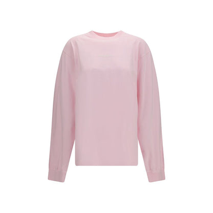 Activewear T-Shirt by Alexander Wang for women in cotton multicolor features an contemporary design with , a long-sleeve length, and a contemporary crew neckline.