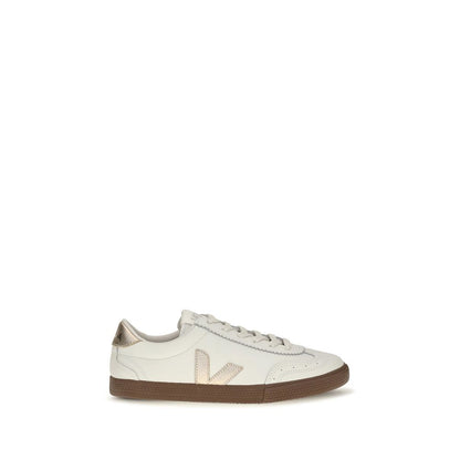 Sneakers by Veja for women in bos taurus calf leather white features a chic design, perfectly showcasing the chic low-top style of this Women's Low Top Bos Taurus Calf Leather Sneakers.