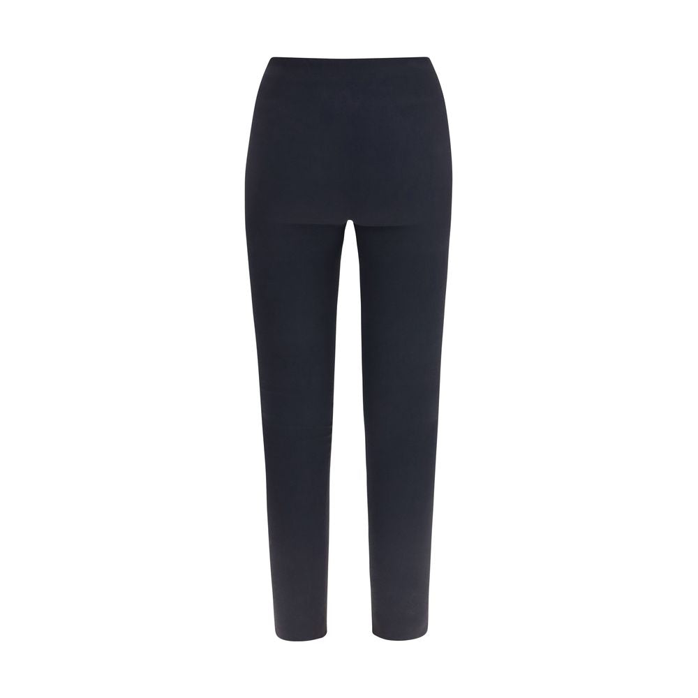 Activewear Leggings by Wolford for women in stretch polyamide black & signature features a contemporary silhouette, showcasing advanced seamless with a contemporary slim & leggings, long, and .