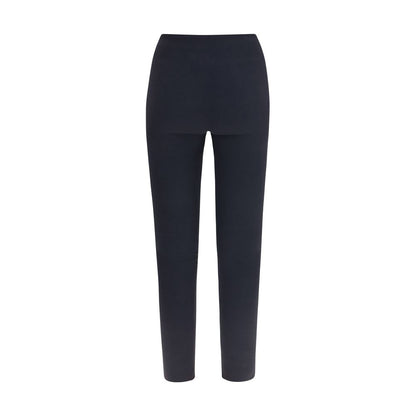Activewear Leggings by Wolford for women in stretch polyamide black & signature features a contemporary silhouette, showcasing advanced seamless with a contemporary slim & leggings, long, and .