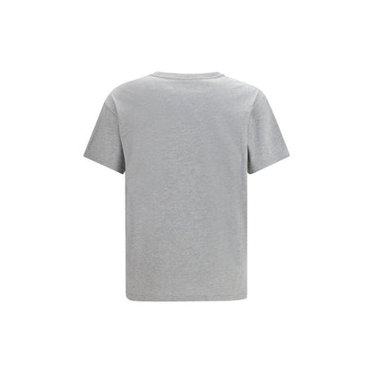 T-Shirt by Vivienne Westwood for men in cotton gray & multicolor showcases a dramatic silhouette, elegantly detailed with a dramatic crew neckline and for a truly dramatic finish.