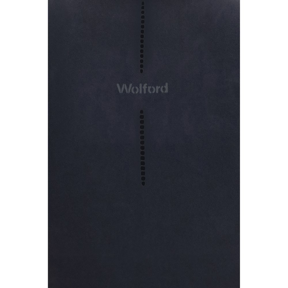 Activewear T-Shirt by Wolford for women in stretch polyamide black & signature features a versatile silhouette, showcasing a versatile and detailed with high-performance seamless for a premium look.