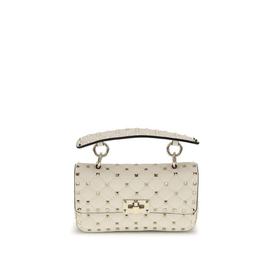 Mini Quilted Handbag by Valentino Garavani for women in nappa leather beige & signature features a refined silhouette, showcasing a secure , organized , and versatile handle & detachable-strap for a refined finish.