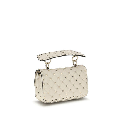 Mini Quilted Handbag by Valentino Garavani for women in nappa leather beige & signature features a signature silhouette, showcasing a secure and signature with versatile handle & detachable-strap for a sophisticated look.