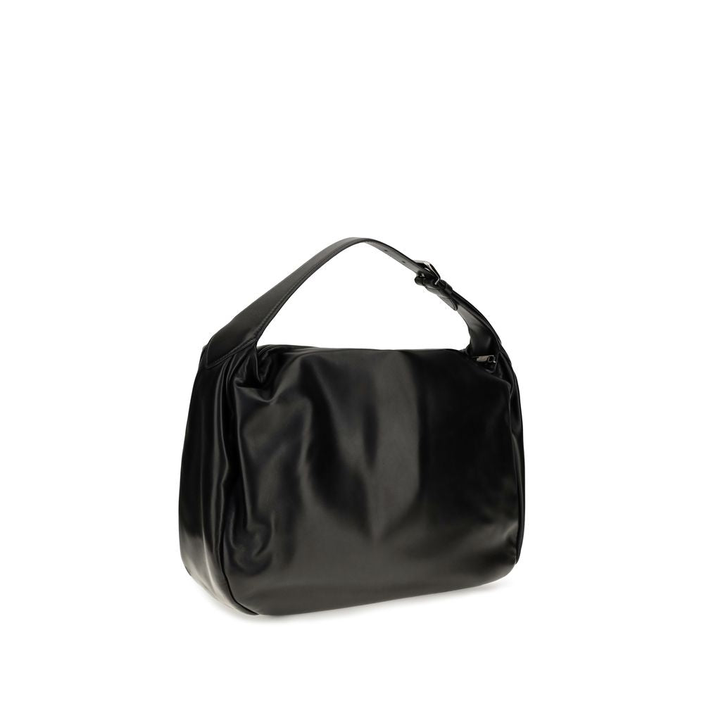 Shoulder Hobo Bag by Brunello Cucinelli for women in bos taurus calf nappa & suede leather black features a enviable silhouette, showcasing a secure zipper, ample , and enviable shoulder-strap, adjustable-strap & handle for a enviable finish.