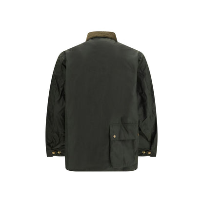 Overcoat by Barbour International for men in cotton corduroy bicolour showcases a architectural silhouette, artfully detailed with a distinctive and functional pockets for a architectural finish.