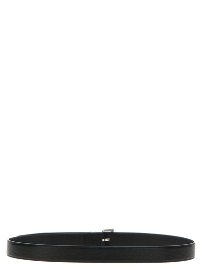 Saint Laurent Black Leather Regular Belt